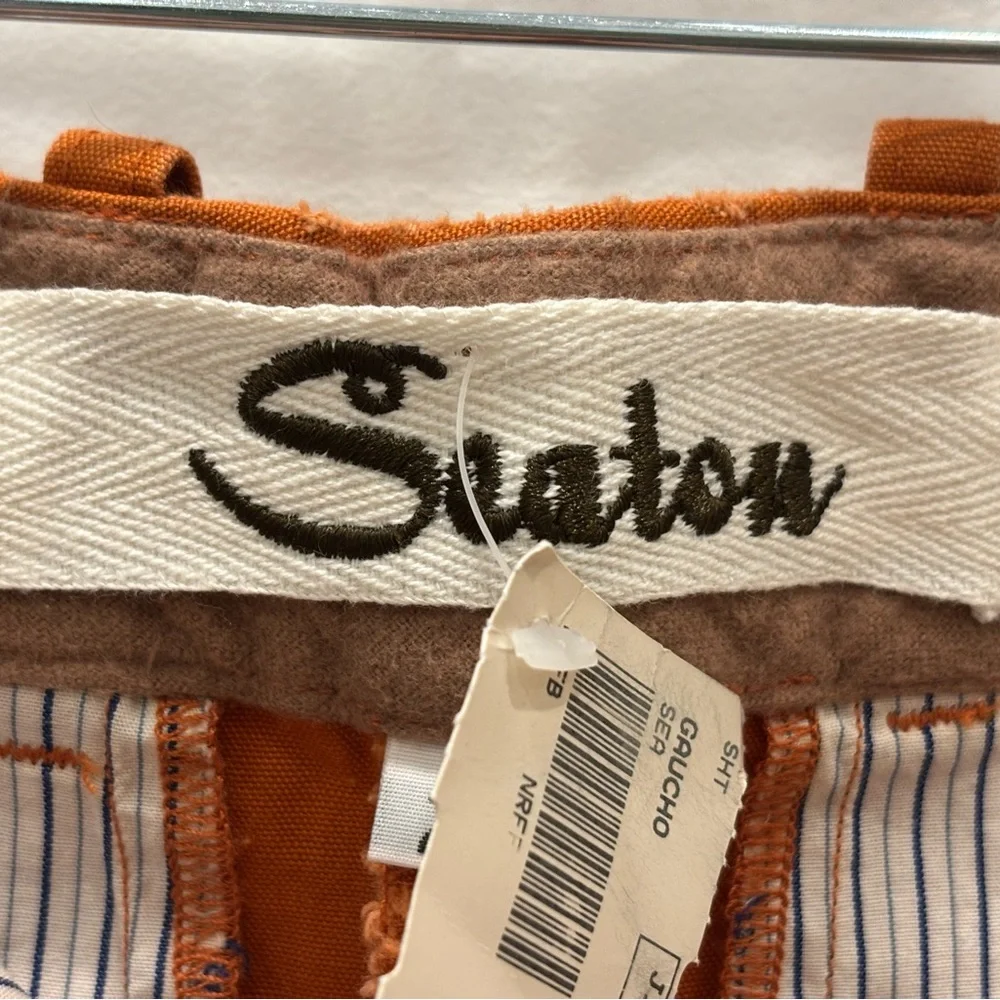 Women's Jill Roberts Beverly Hills Seaton Burnt Orange Gaucho Shorts